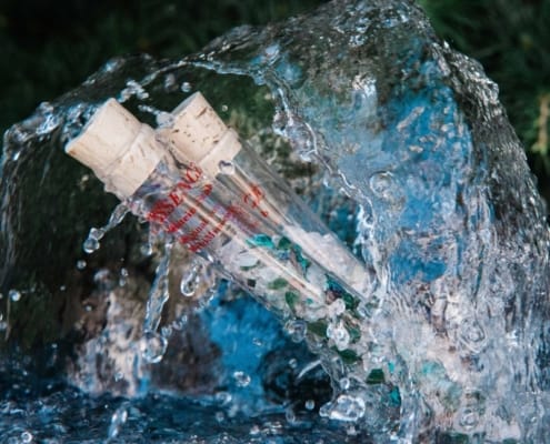 Edelsteinwasser, die Kraft des Wassers.